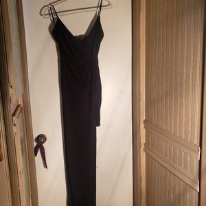 Valiant Paris Black Formal/Evening/Cocktail Dress with Train Small